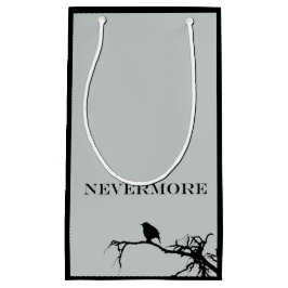 Nevermore Raven Gedicht Edgar Allan Poe Quote Klein Cadeauzakje