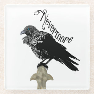 Nevermore Raven Glazen Onderzetter