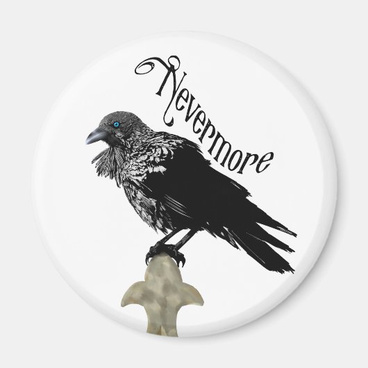 Nevermore Raven Magneet (Voorkant)