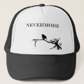 Nevermore Raven Poem Edgar Allan Poe Design Trucker Pet (Voorkant)