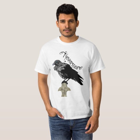 Nevermore Raven T-shirt (Voorkant volledig)