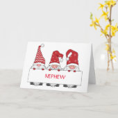 **NEVEU** POUR CARTE DE NOËL DES GNOMES (Fleur jaune)