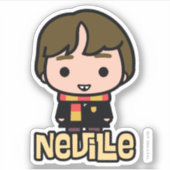 Neville Longbottom Cartoon Character Art Sticker (Voorkant)