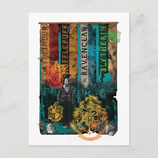 Neville Longbottom Collage 1 Briefkaart (Voorkant)