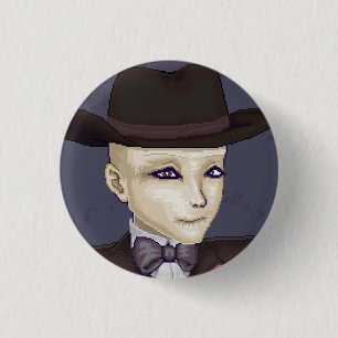 Nevire - kleine pin-back ronde button 3,2 cm