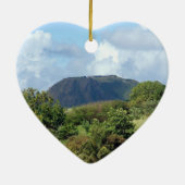 Nevis Landschap Keramisch Ornament (Achterkant)