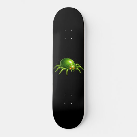 Nevoy Designs Green Mite Skateboard (Recto)