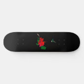 Nevoy Ryder Hibiscus Flower & Hummingbird Board Skateboard (Horizontaal)