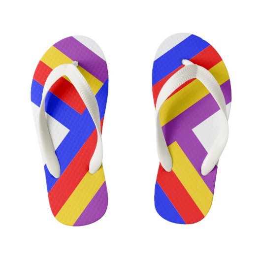 New a graphic design Kid's Flip Flops (Voetbed)