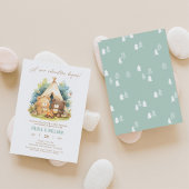 New Adventure Happy Couple Baby shower Invitation