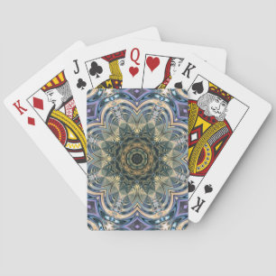 New age Bohemian Yoga Blauw Paarse Mandala Speelkaarten