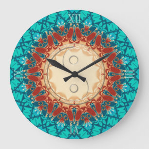 new age Feng Shui Home Decor Wall Clock Grote Klok