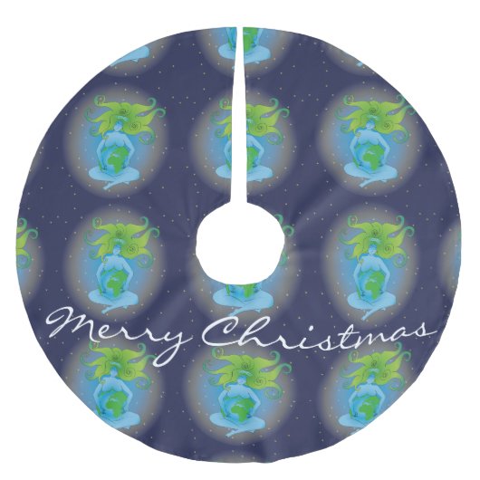 new age Gaia Goddess Thunder_Cove Kerstboom Rok (Voorkant)