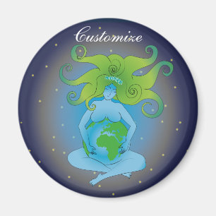 New age Gaia Goddess Thunder_Cove Magneet