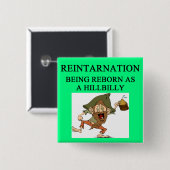 new age grap vierkante button 5,1 cm (Voorkant /achterkant)