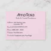 *~* New age Healer Reiki Crystal Yoga Reiki Master Visitekaartje (Achterkant)