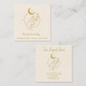 new age occulte winkel vierkante visitekaartje (Voorkant / Achterkant)