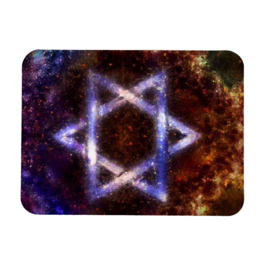 new age ster van David Magnet Magneet (Horizontaal)