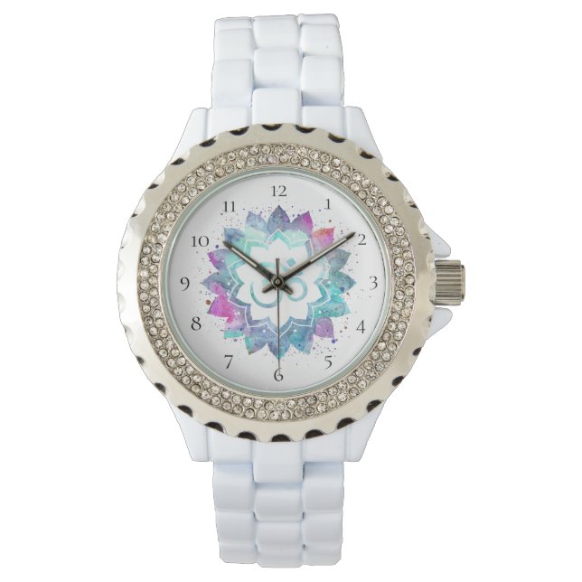 new age *~* Vrouwen Wit Om Horloge (Voorkant)