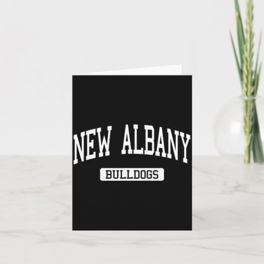 New Albany High School Hs New Albany In Varsity Sr Kaart (Voorkant)