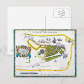 New Amsterdam Map, 1661 Briefkaart (Voorkant / Achterkant)