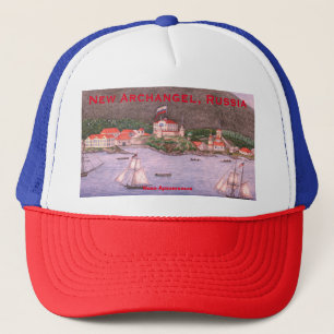 New Archangel, Russia (Sitka) Painting Trucker Hat Pet
