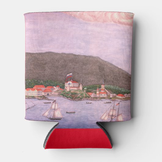 New Archangel, Russisch schilderij (Sitka) Blikjeskoeler (Voorkant)