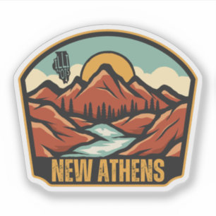 New Athens, Illinois Sticker