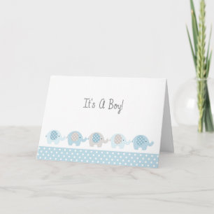 New Baby Boy Gefeliciteerd Kaart