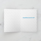 New Baby Grandson Card Aankondiging (Binnen)