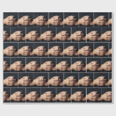 New Baby' Hand In Man's Hand Cadeaupapier (Vlak)