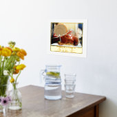 New Baby Newborn Name Foto Birth Stat Gold Silver Folie Afdrukken (Laag (Keuken))