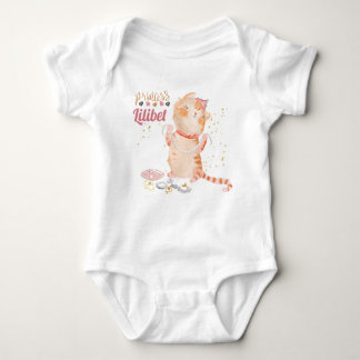 New Baby Princess Lilibet Cute Kitten genaamd Baby Romper