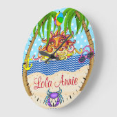 New Beach Sun Ocean Wall Clock 4 - SRF Grote Klok (Hoek)