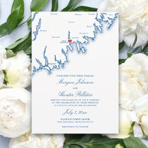New Bedford MA Kaart Elegant Navy Blauwe Huwelijk