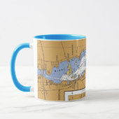 New Bedford mA. Tasse nautique de diagramme de (Gauche)
