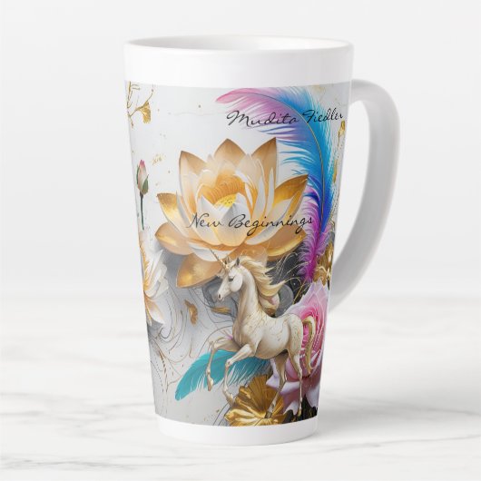 New Beginnings -Latte Mug (Angle droit)