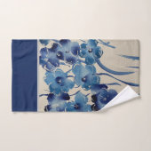 New Blue Poppies Serviette Set (Serviette à main)
