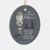 New Born King Keramisch Ornament (Rechts)