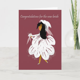 New Bride wenskaart Kaart