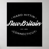 New Britain Ct Hard Hittin Poster (Voorkant)