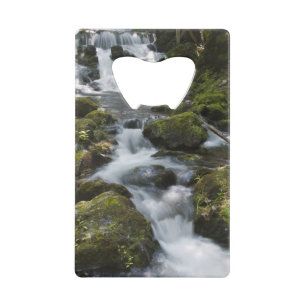 New Brunswick, Canada. Dickson Falls in Fundy Kredietkaart Flessenopener