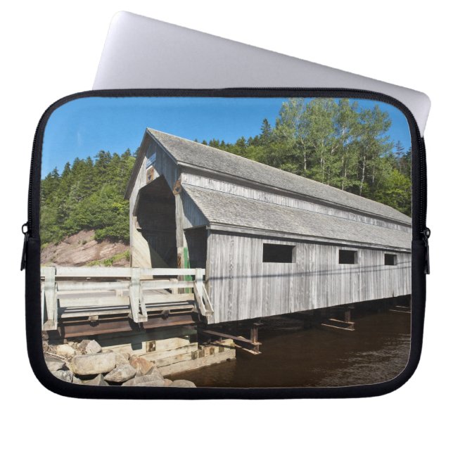 New Brunswick, Canada. Ierse rivier Laptop Sleeve (Voorkant)