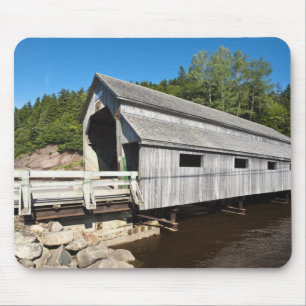 New Brunswick, Canada. Ierse rivier overdekt Muismat