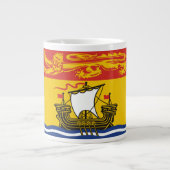 New Brunswick Flag Grote Koffiekop (Voorkant)