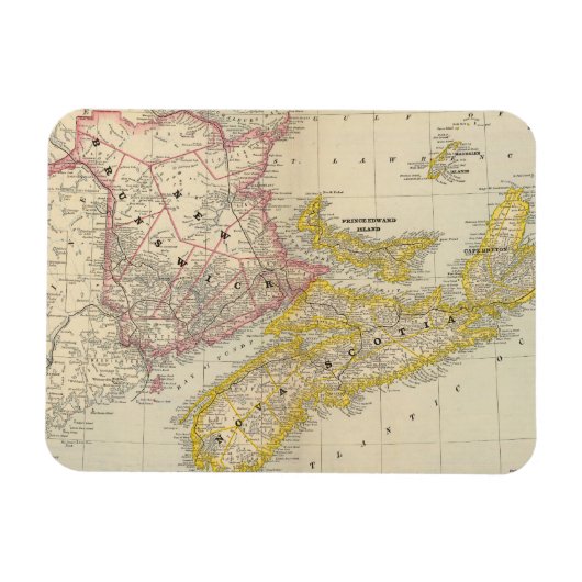New Brunswick Nova Scotia Magneet (Horizontaal)