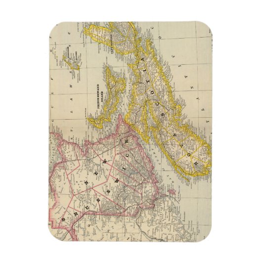 New Brunswick Nova Scotia Magneet (Verticaal)