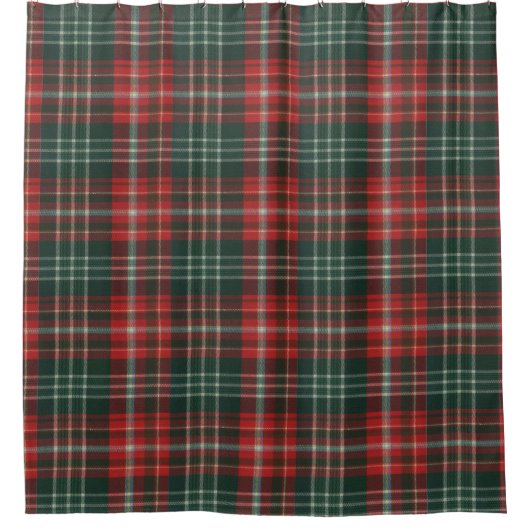 New Brunswick Provinciaal Tartan Douchegordijn (Voorkant)