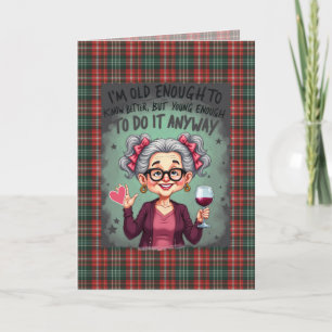 New Brunswick Provinciale Tartan Humoristische Ver Kaart