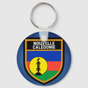 New Caledonia Flag Sleutelhanger